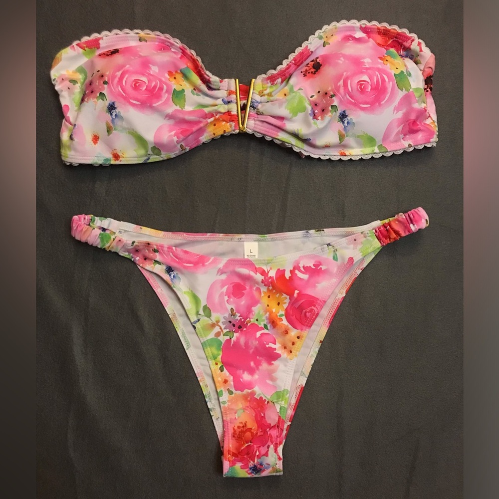 NEW Bandeau Floral Bikini